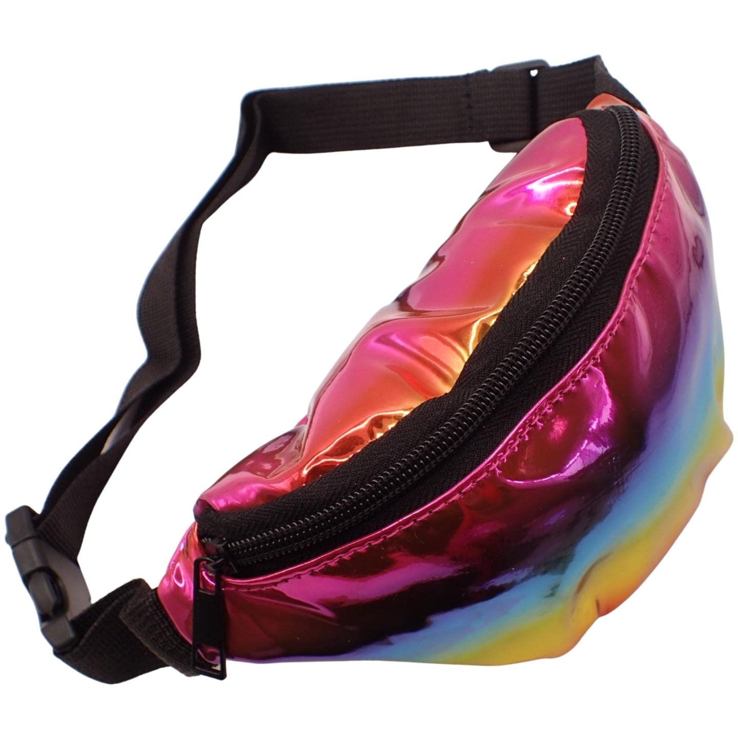 Kids Small Bumbags Bum Bag Bumbag Bum-Bag Waist Bag Rabbit Bum Bag Rainbow Bum Bag Glitter Bumbags with Adjustable Belt Fanny Pack for Kids, Boys, Girls